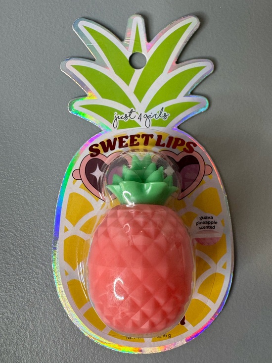 Other - Sweet Lips Pineapple shaped Lip Balm guava pineapple scented beach tropical fun